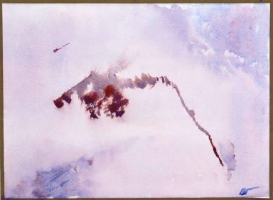 Abstract artwork featuring soft colors and fluid brush strokes, evoking a sense of calm.
